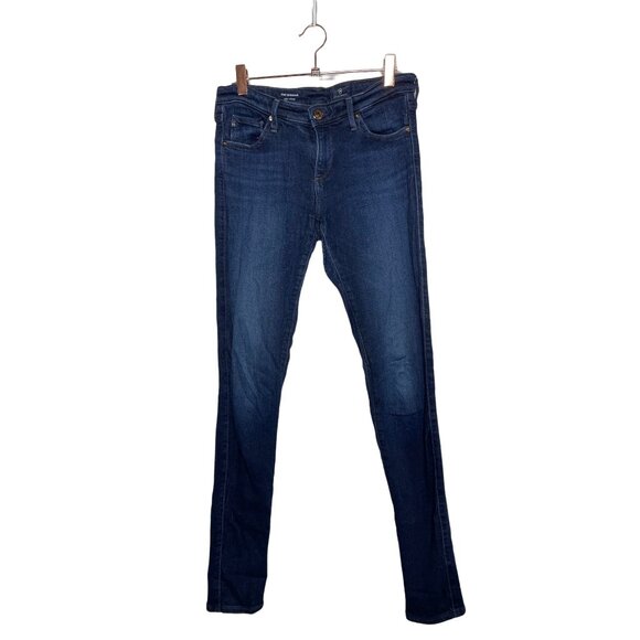 AG Adriano Goldschmied The Leggings Size 27 Super Skinny Jeans Dark Wash - Picture 2 of 11
